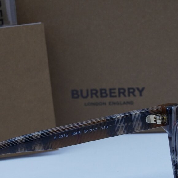 Final Price! Burberry BE2375 3966 Check Brown Eyeglasses 51mm - Picture 7 of 8